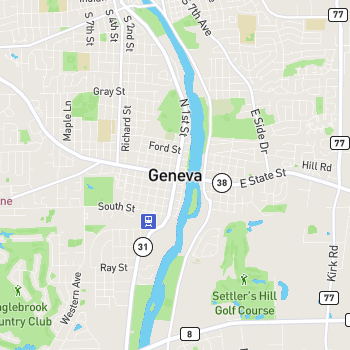 Geneva, IL Map